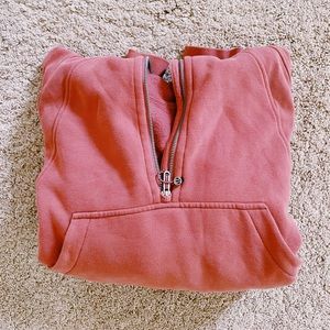 Brand new never worn pink scuba hoodie